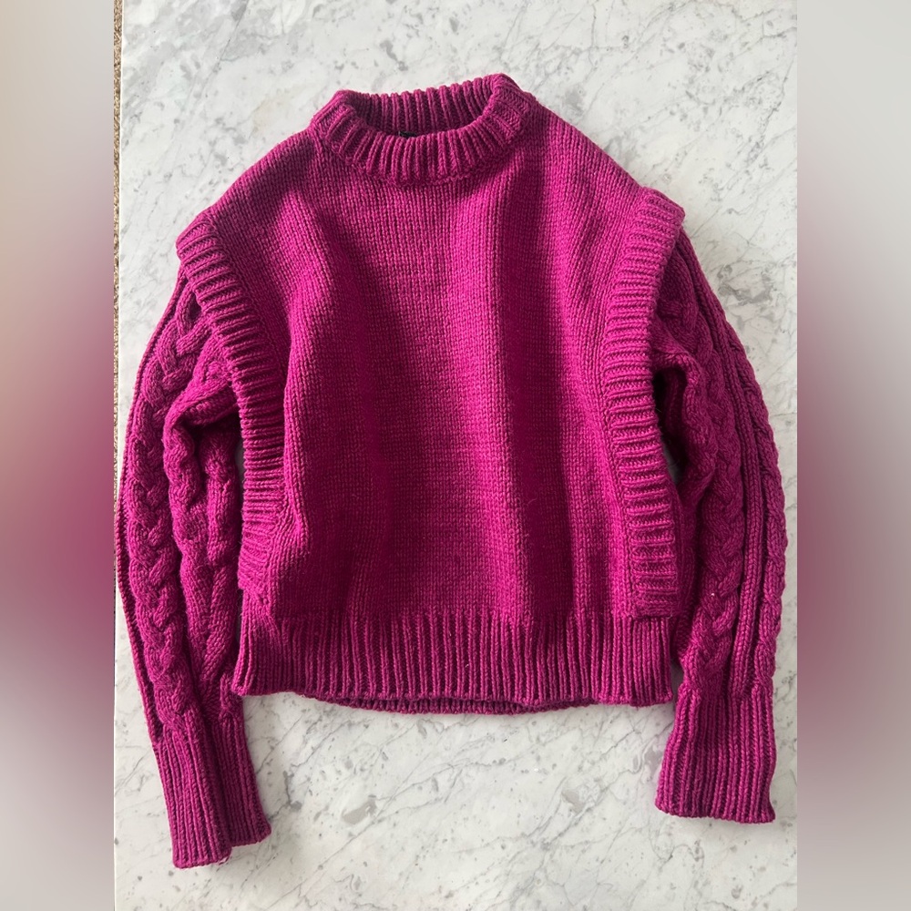 Women's Fuchsia Sweater